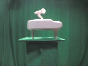 Pink Piano with Microphone